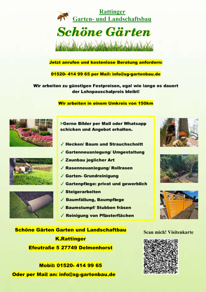 Schöne Gärten - Garten- und Landschaftsbau Bremen